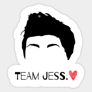 Team Jess Mariano Gilmore Girls Sticker